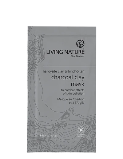 Living Nature Charcoal Clay Mask 10 x 5ml