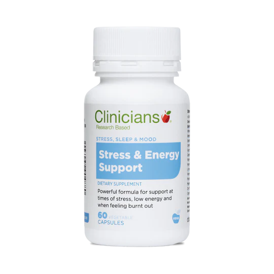 Clinicians Stress & Energy Support Capsules