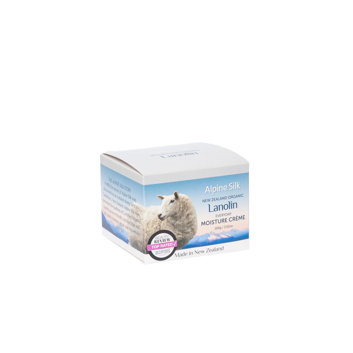 Alpine Silk Organic Lanolin Moisture Cream 100g