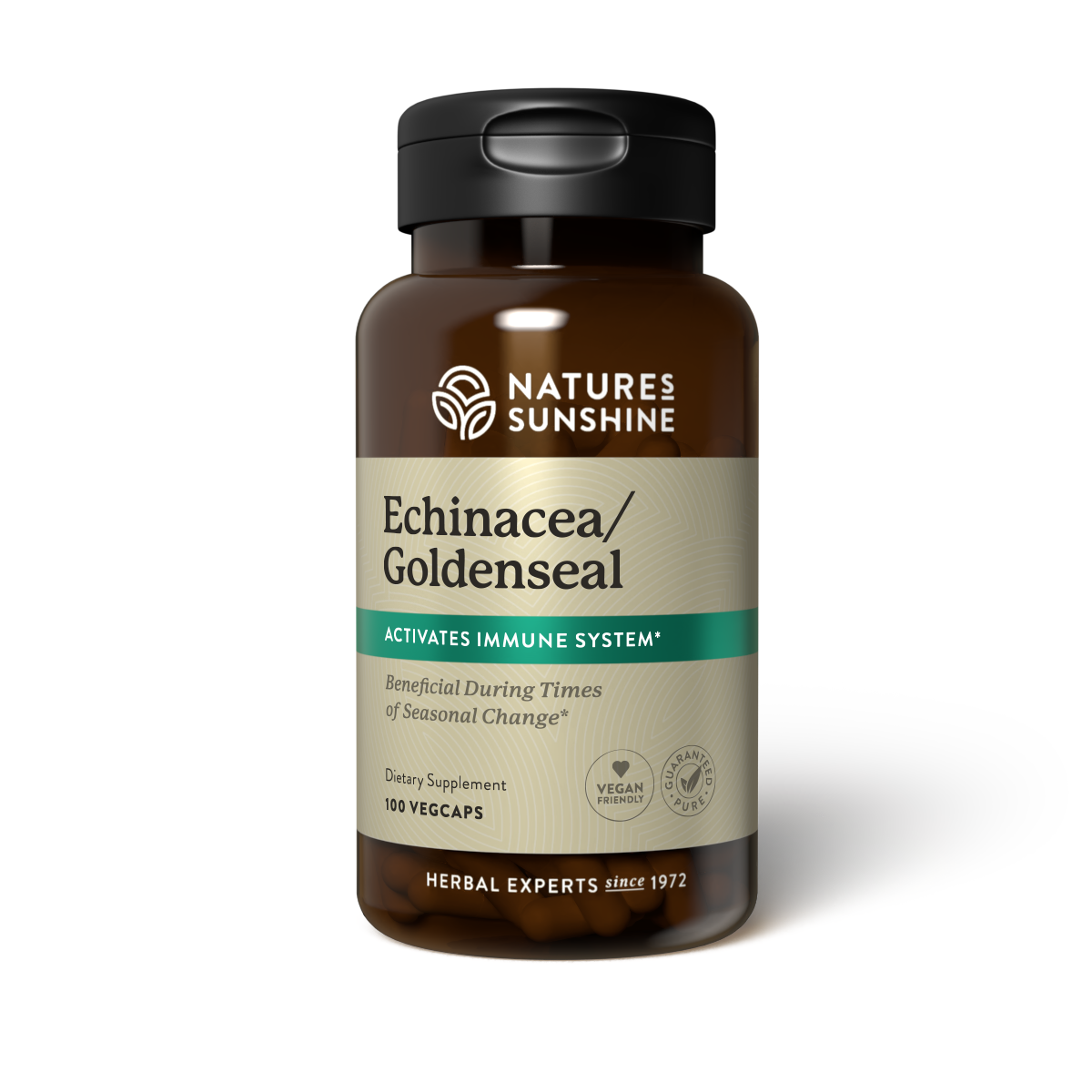 Natures Sunshine Echinacea/ Golden Seal Capsules 100