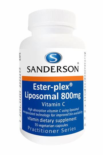 Sanderson Ester-plex Liposomal Vitamin C 800 mg Capsules 55