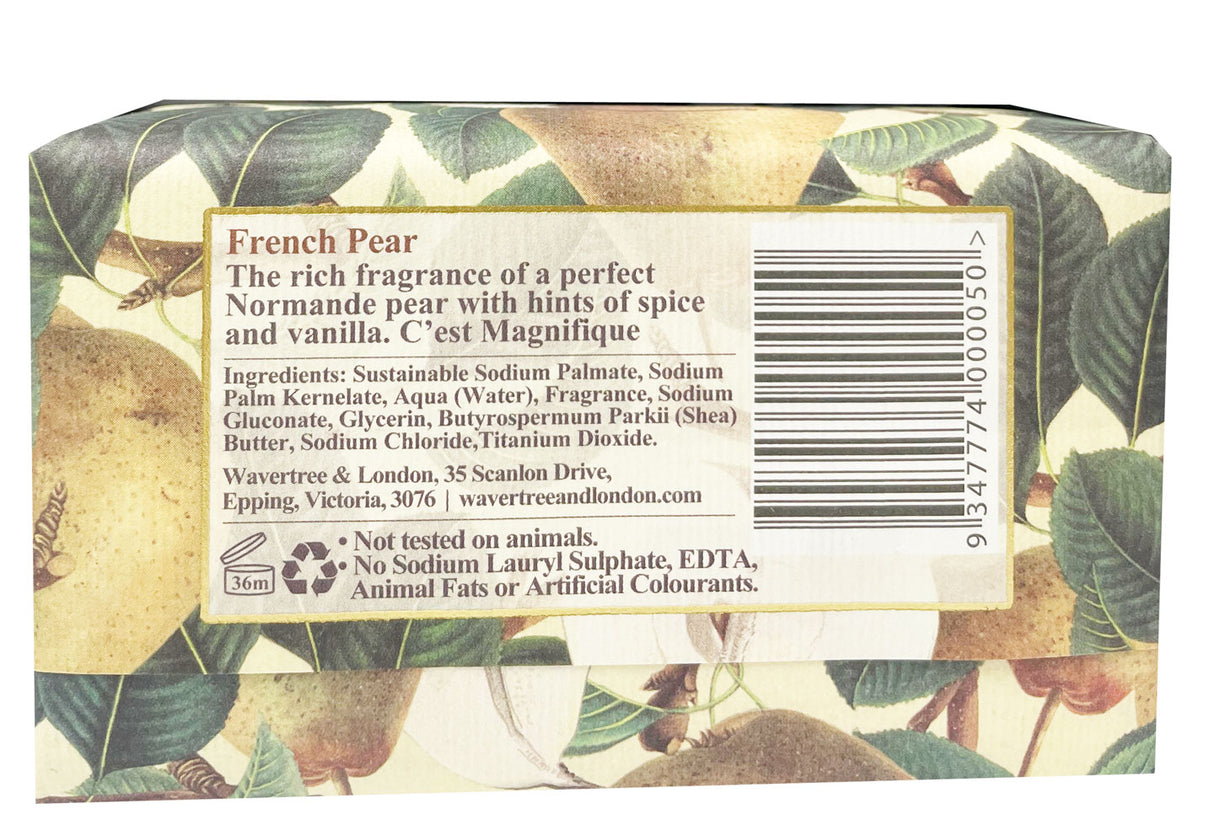 Wavertree & London French Pear Soap Bar 200g