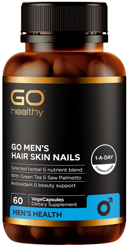Go men's Hair Skin Nails Vegecaps 60