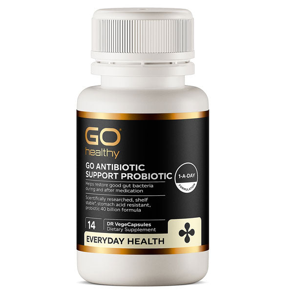 Go healthy Go Antibiotic Support Vegecaps 14