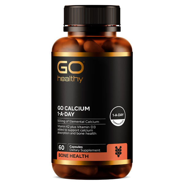 Go healthy Go  Calcium 1-a-Day Capsules 60