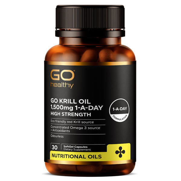 Go Healthy Go Krill Oil 1500mg 1-a-Day Super Strength Capsules