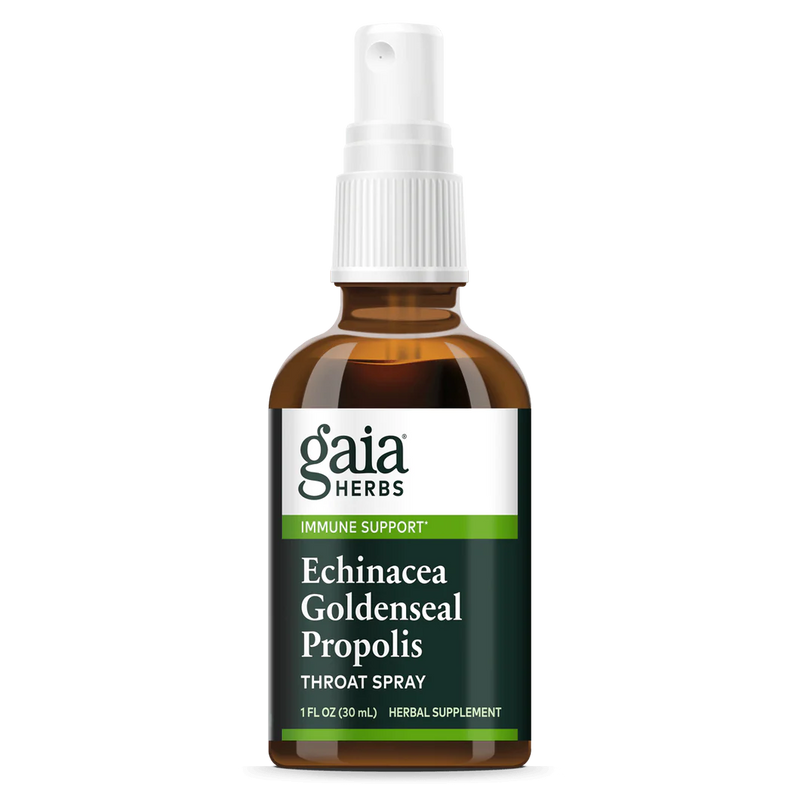Gaia Herbs Echinacea Goldenseal Propolis Throat Spray 30ml