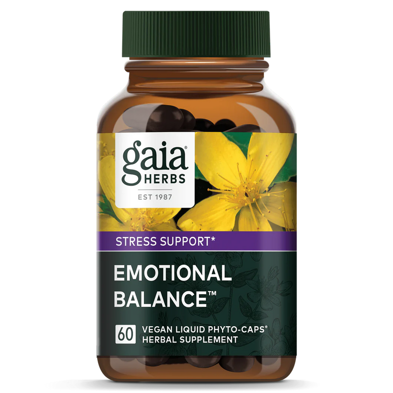 Gaia Herbs Emotional Balance Vegan Liquid Phyto-Caps 60