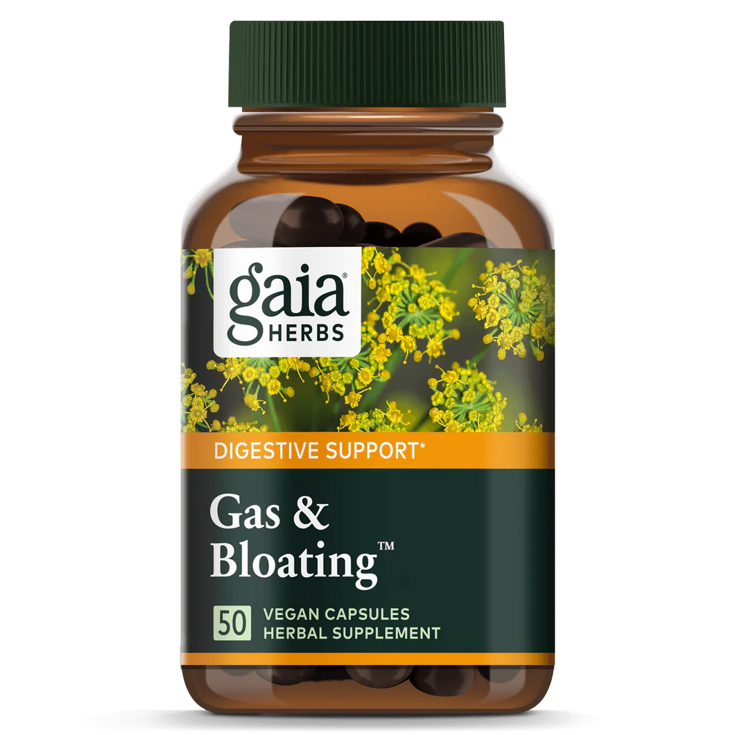 Gaia Herbs Gas & Bloating Vegan Capsules 50
