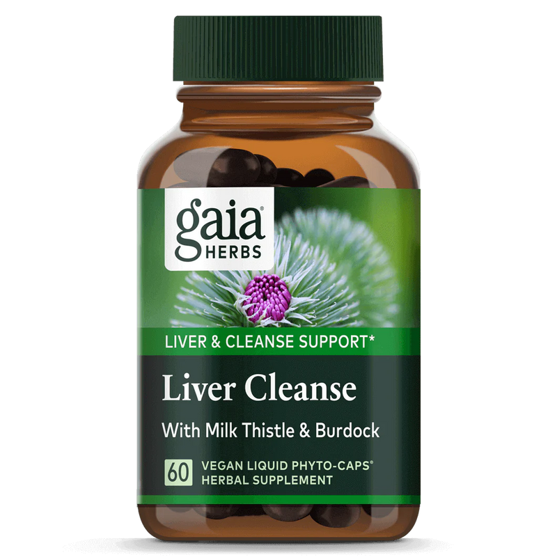 Gaia Herbs Liver Cleanse Vegan Liquid Phyto-Caps 60