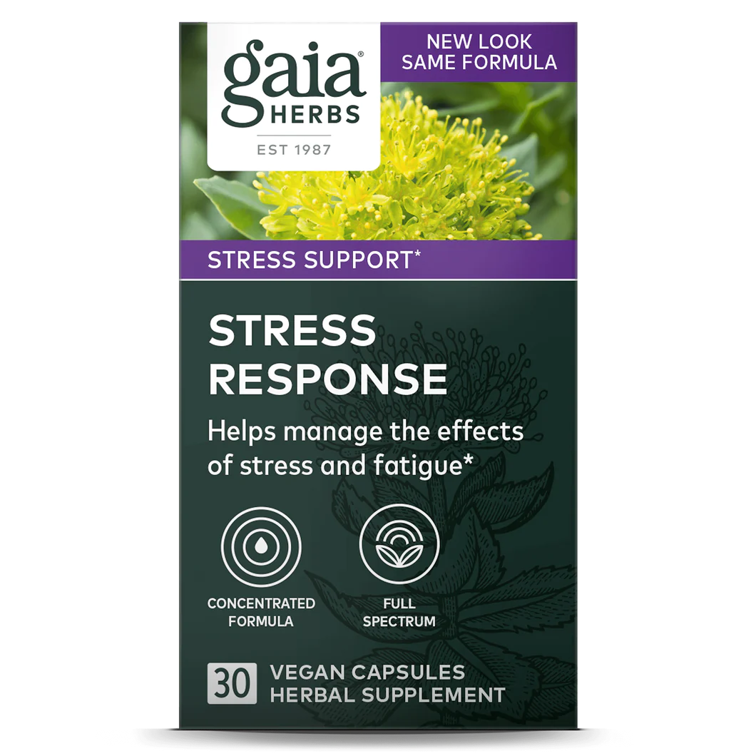 Gaia Herbs Stress Response Vegan Liquid Phyto-Capsules 30