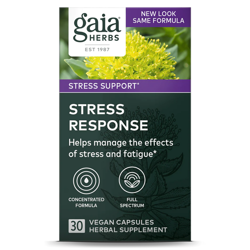 Gaia Herbs Stress Response Vegan Liquid Phyto-Capsules 30