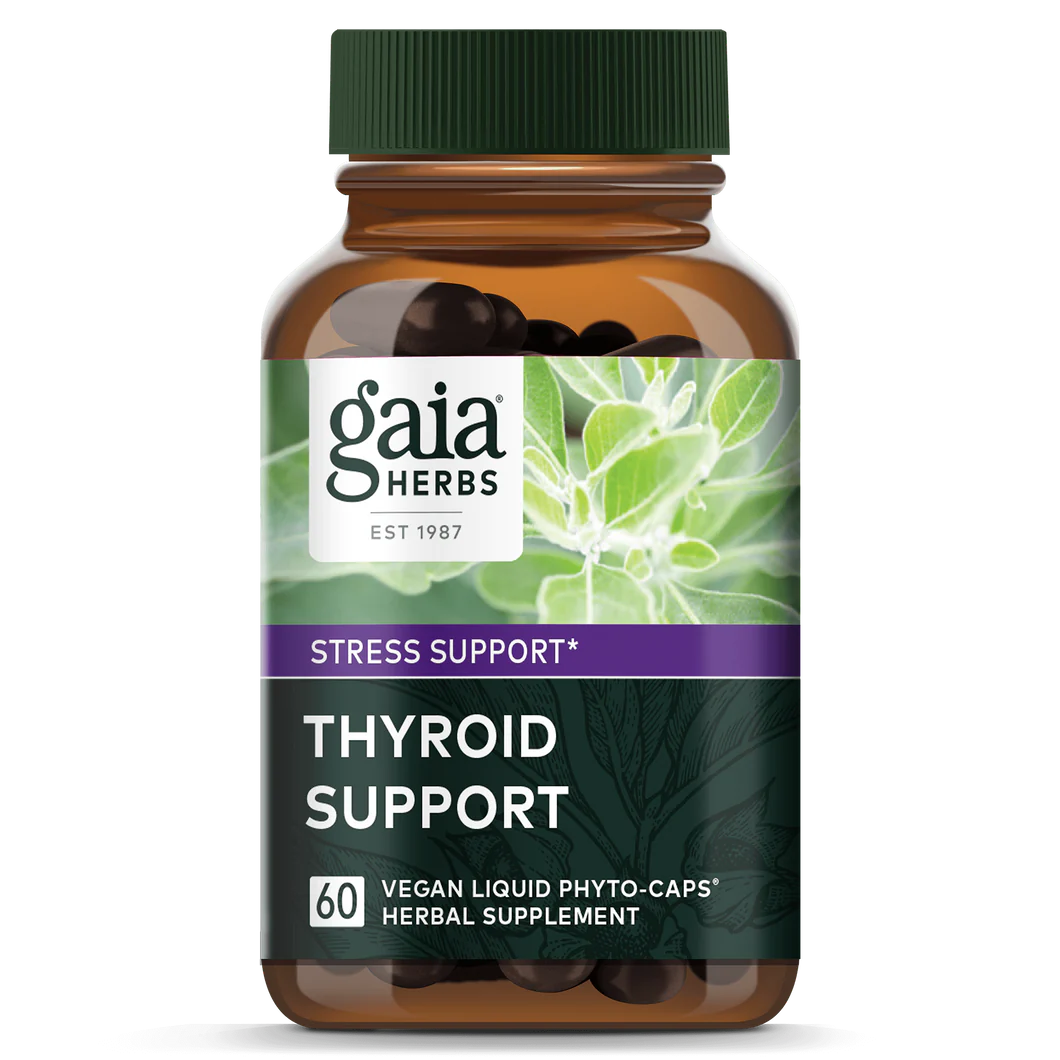 Gaia Herbs Thyroid Support Vegan Liquid Phyto-Caps 60