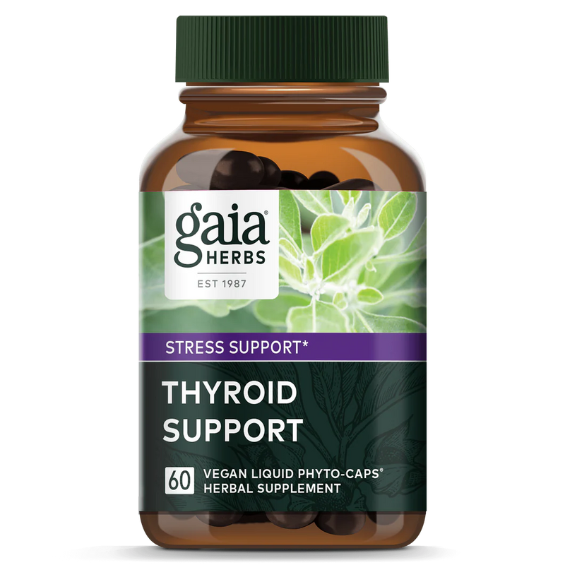 Gaia Herbs  Thyroid Support Vegan Liquid Phyto-Caps 60