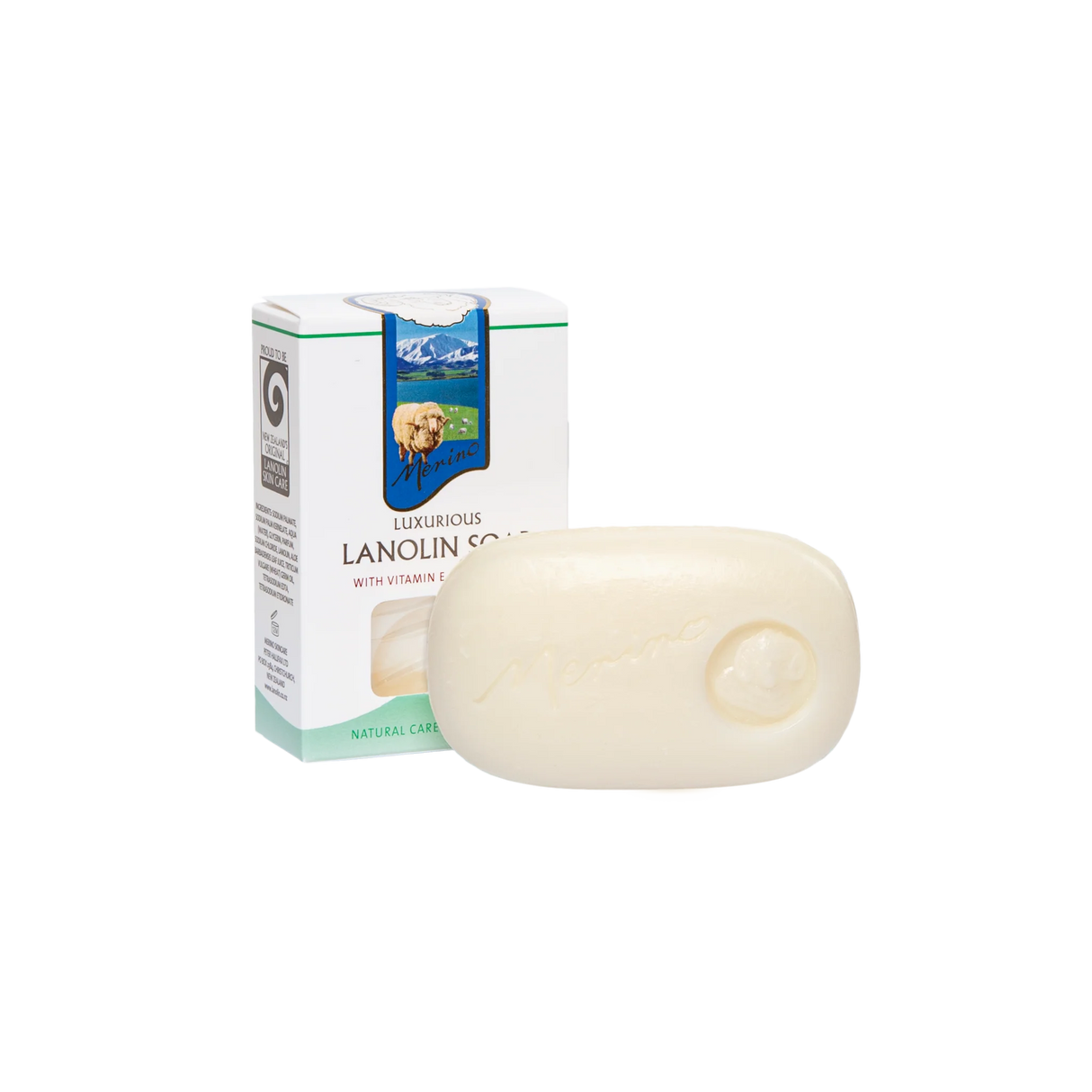 Merino Lanolin Soap with Vitamin E and Aloe Vera 92g