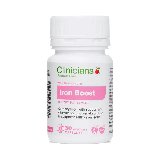 Clinicians Iron Boost Capsules 30