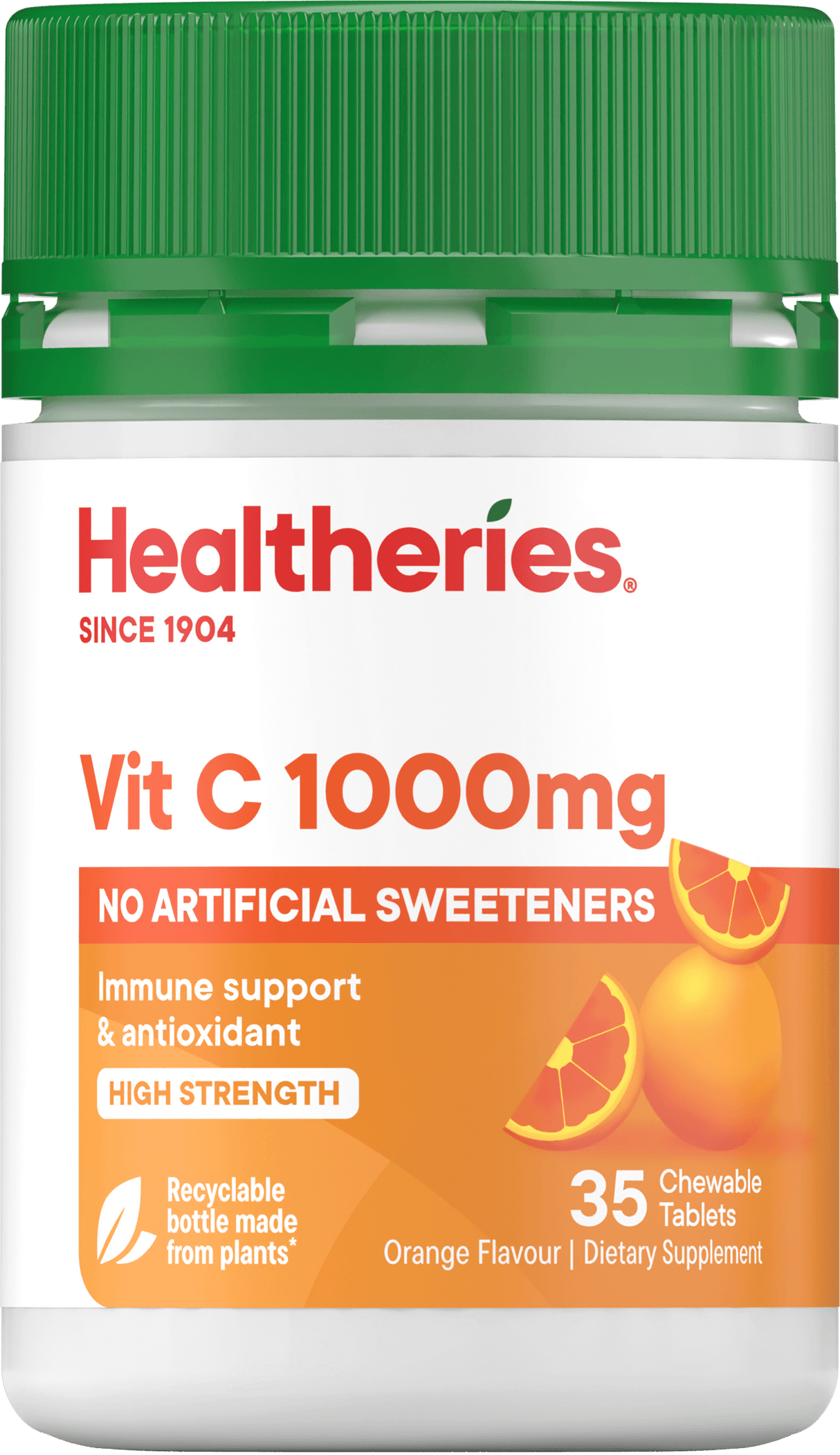 Healtheries Vit C 1000mg Chewable Tablets Orange