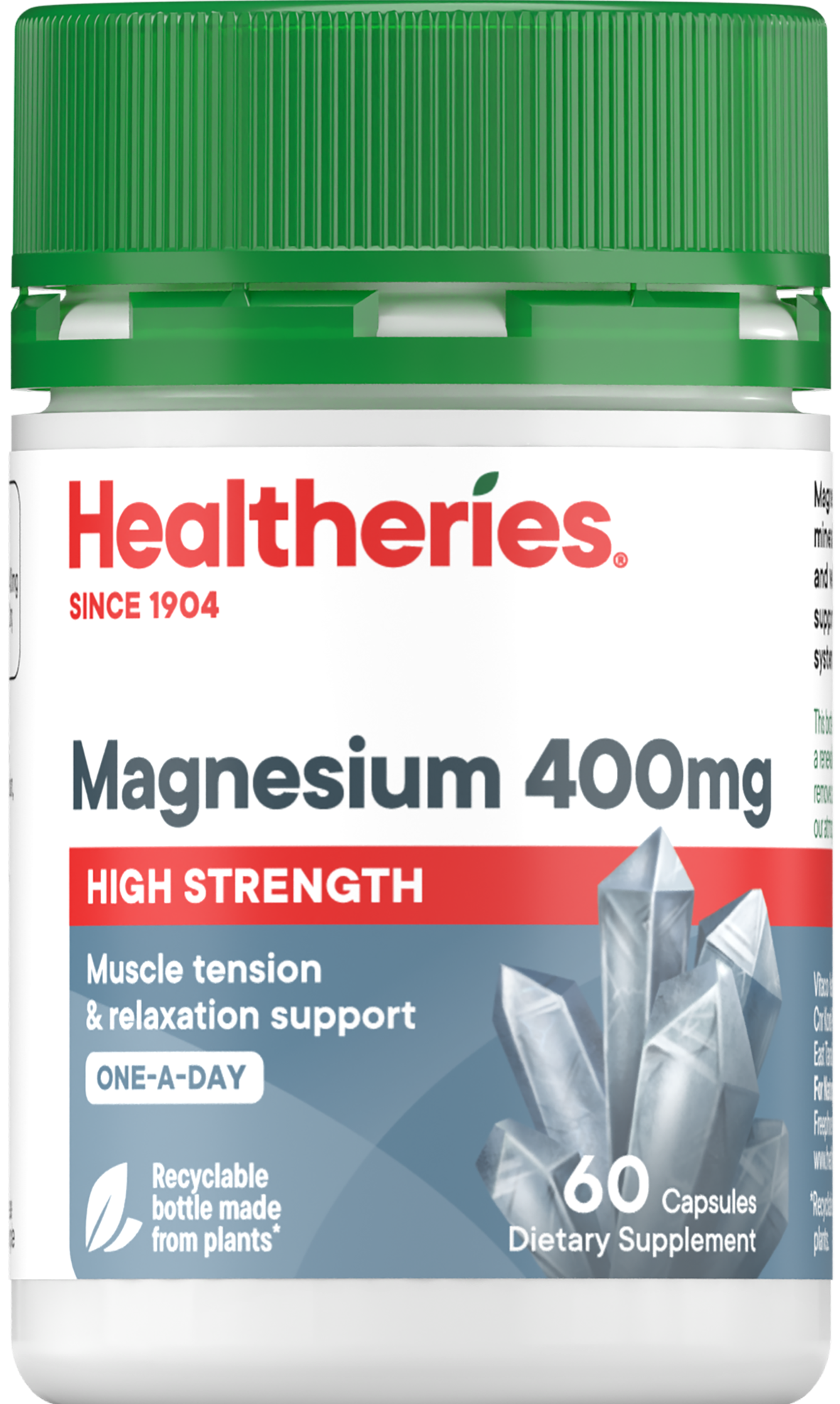 Healtheries Magnesium 400mg Capsules