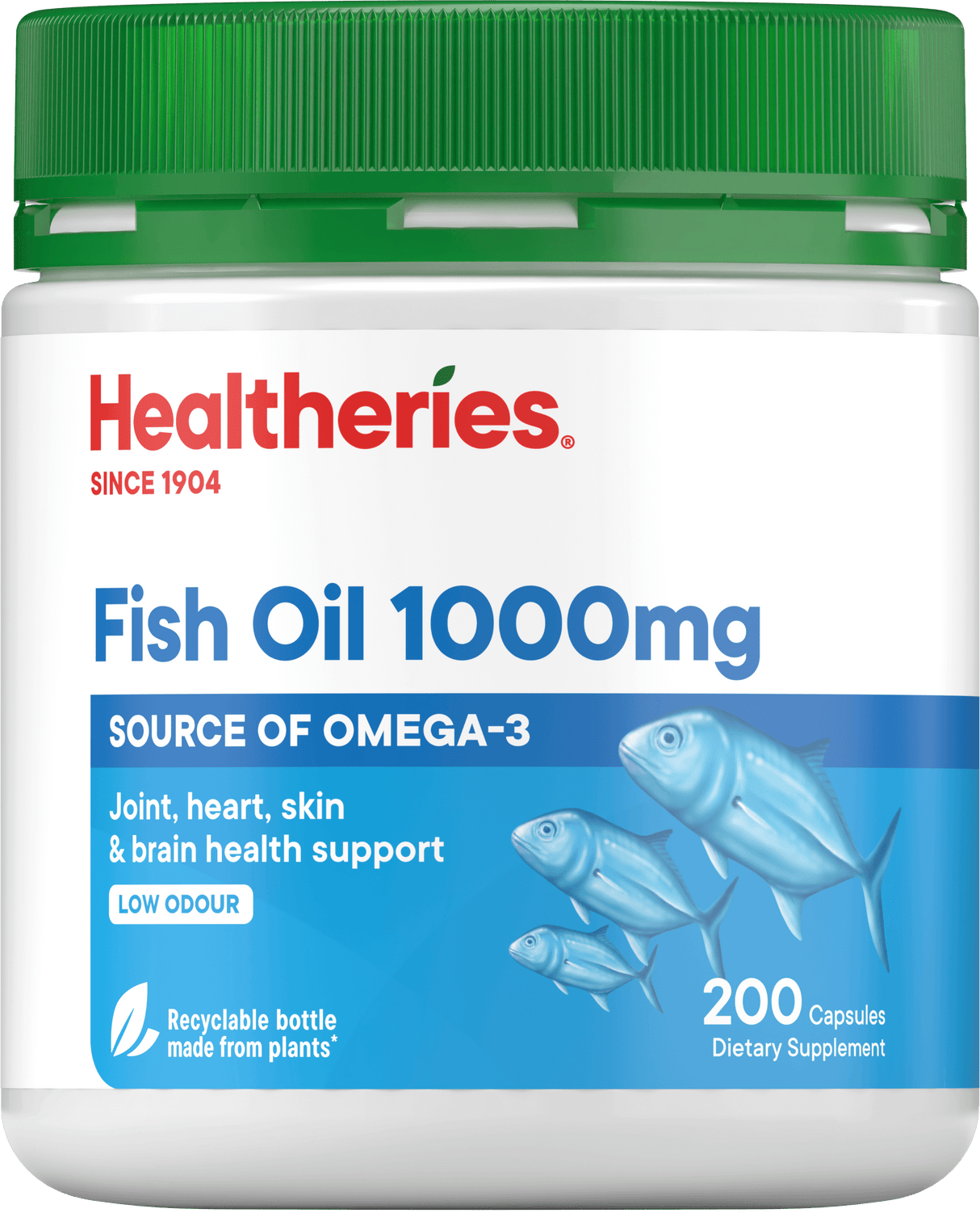Healtheries Fish Oil 1000mg Capsules