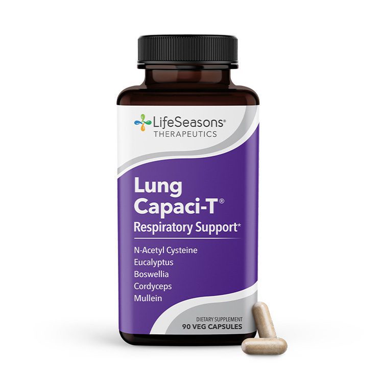 Lifeseasons Lung  Capacit-T Veg Capsules 90
