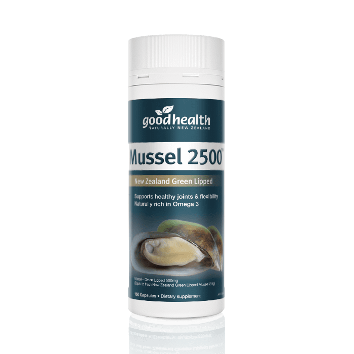 Good Health Mussel 2500 Green Lipped Mussel 500mg