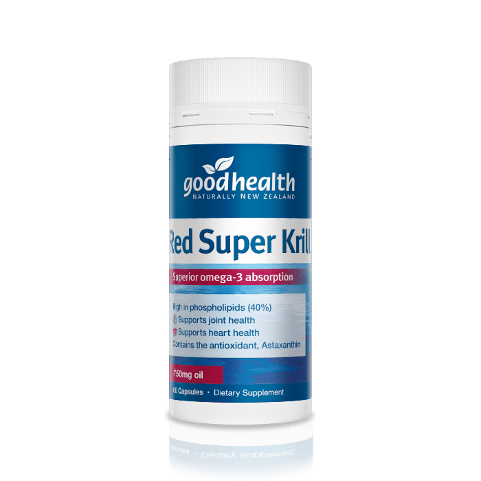 GoodHealth Red Super Krill 750mg Capsules 60
