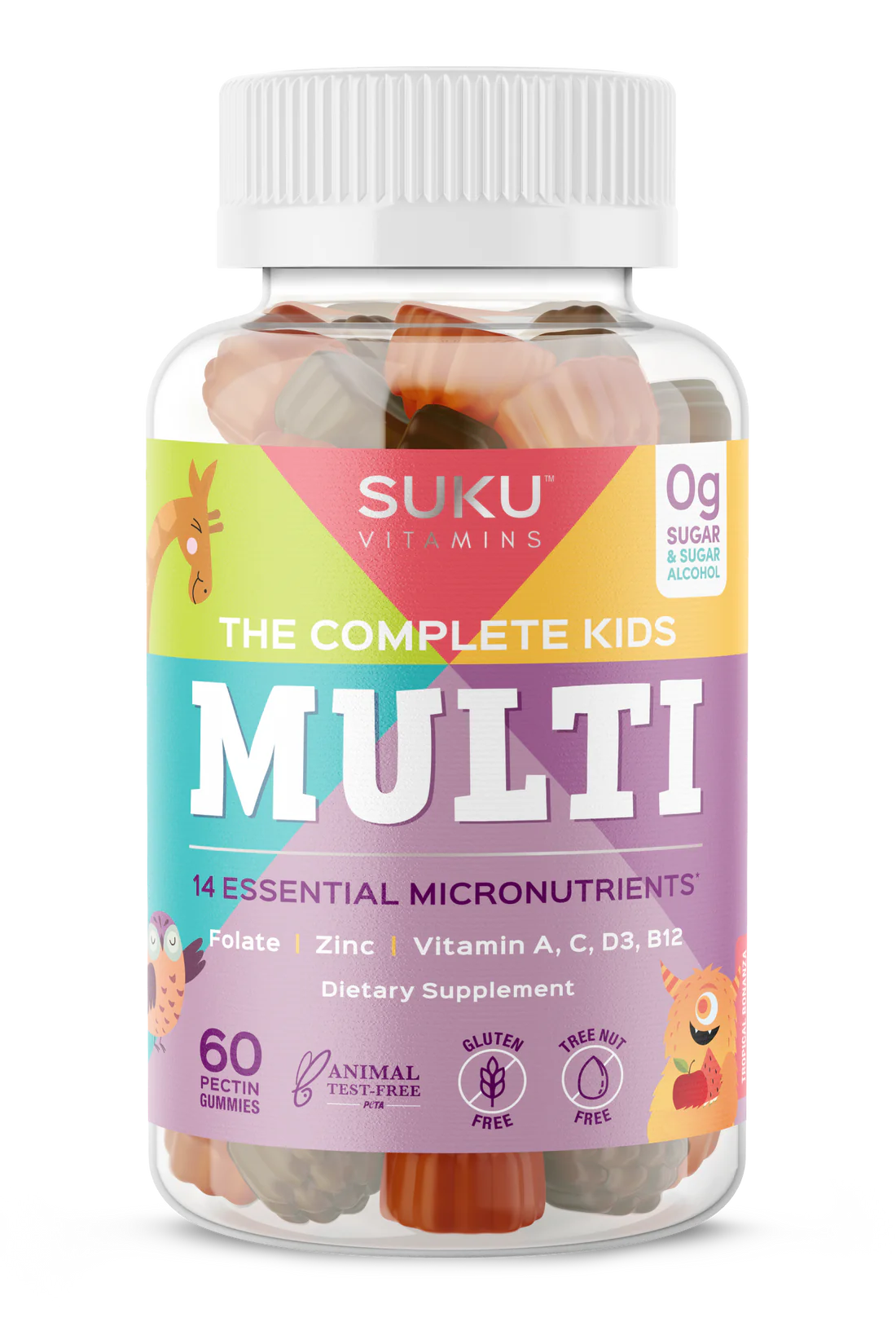 Suku Vitamins The Complete Kids Multi Gummies 60