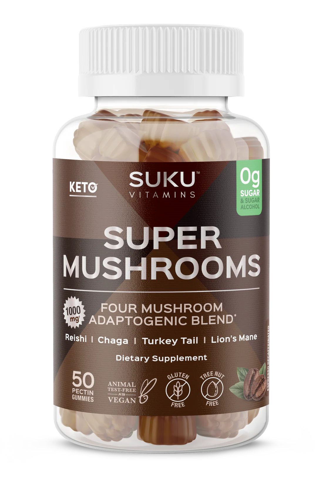 Suku Vitamins Super Mushroom Gummies 50