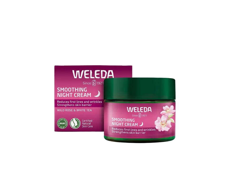 Weleda Smoothing Night Cream - Wild Rose & White Tea