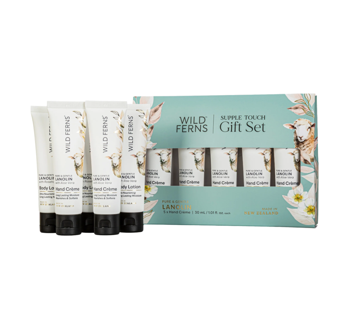 Wild Ferns Lanolin Supple Touch Hand Crème Gift Set