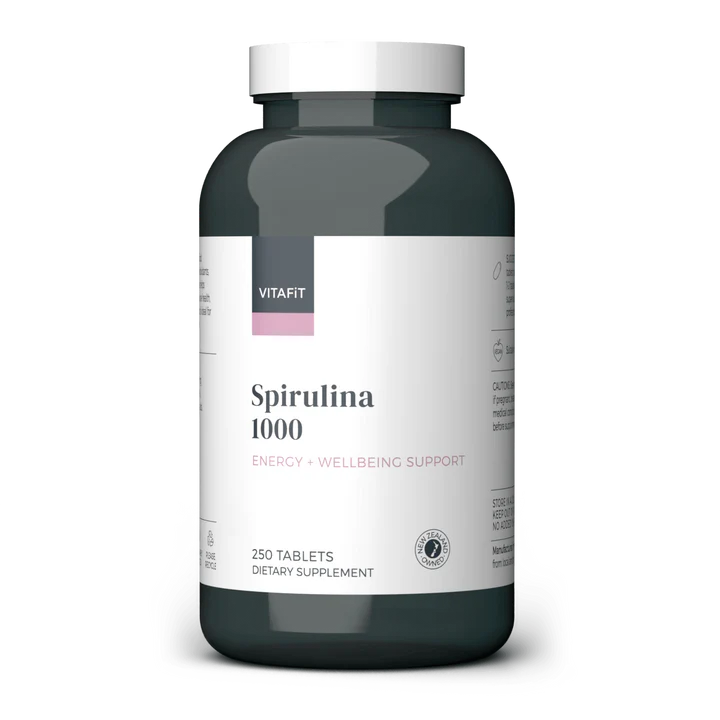 Vitafit Organic Spirulina Tablets 1000mg 250