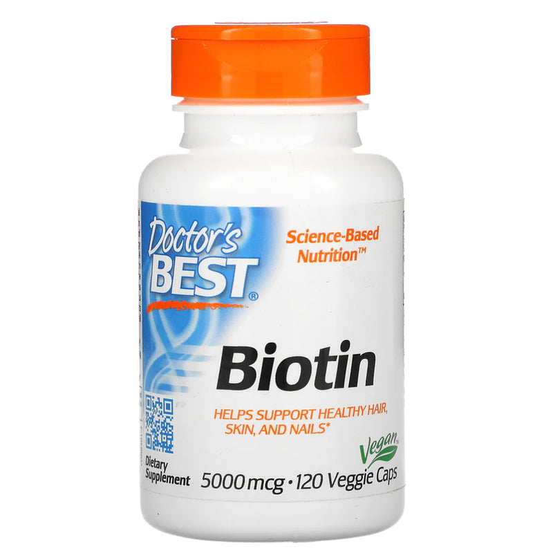 Doctor's Best Biotin 5000mcg veggie caps 120