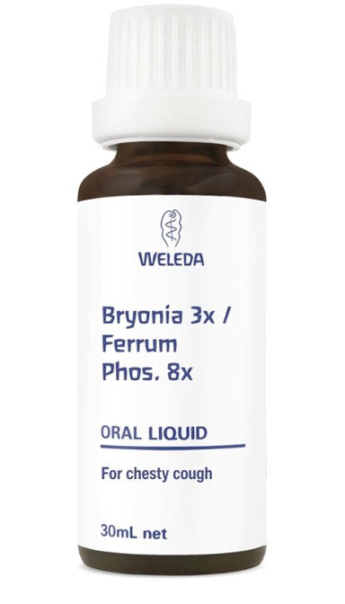 Weleda Bryonia 3x/Ferrum Phos 8x Drops 30ml