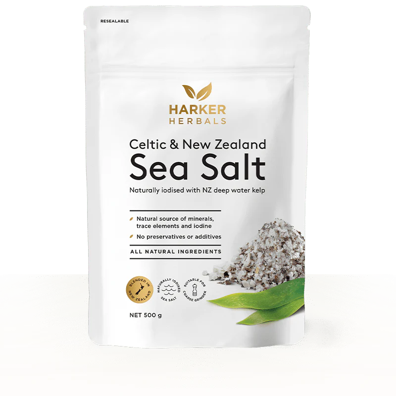 Harker Herbals Celtic & NZ Sea Salt with Kelp