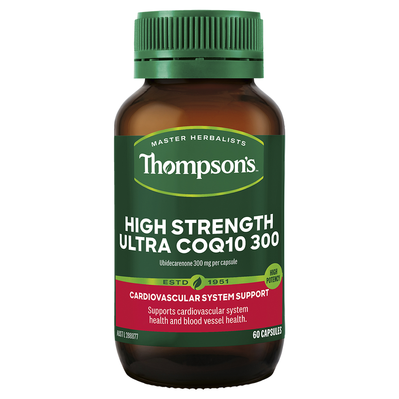 Thompsons High Strength Ultra CoQ10 300mg Capsules 30