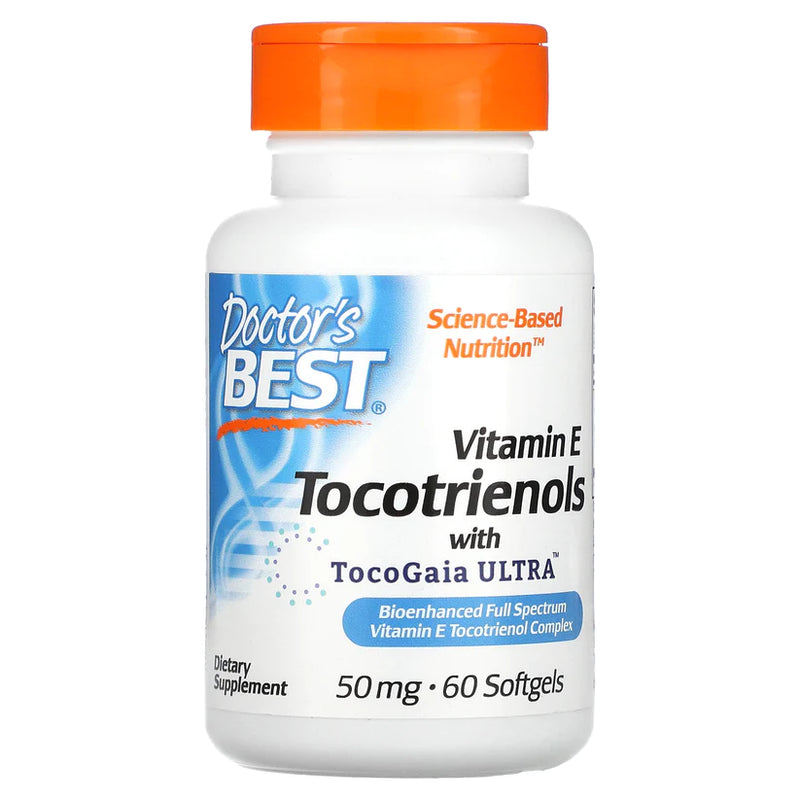 Doctor's Best Vitamin E Tocotrienols 50mg Softgels 60
