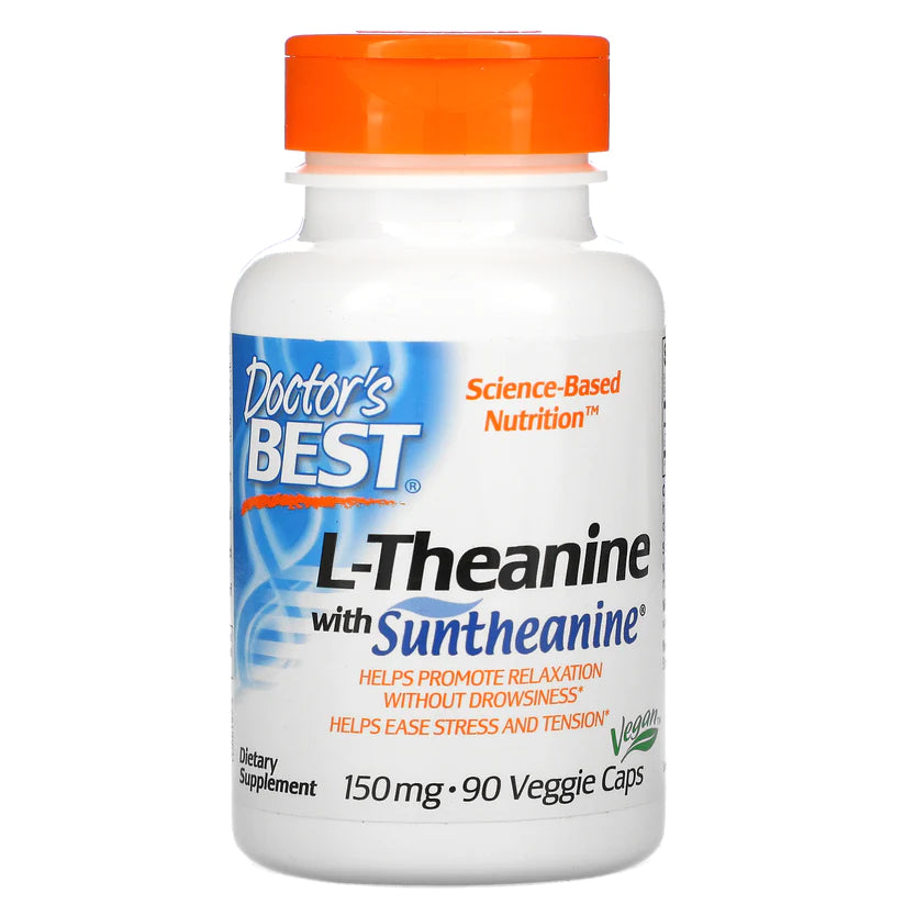 Doctor's best L-Theanine with Suntheanine Vegecaps 90