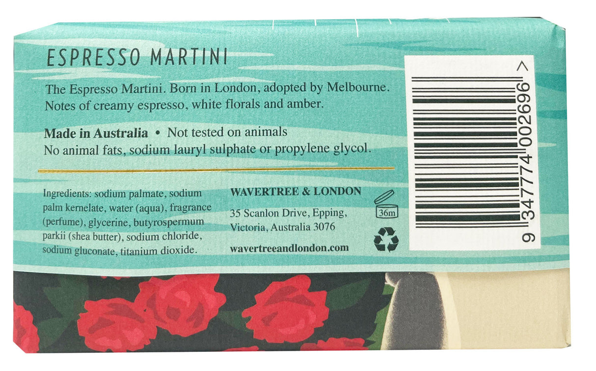 Wavertree & London Espresso Martini Soap Bar 200g