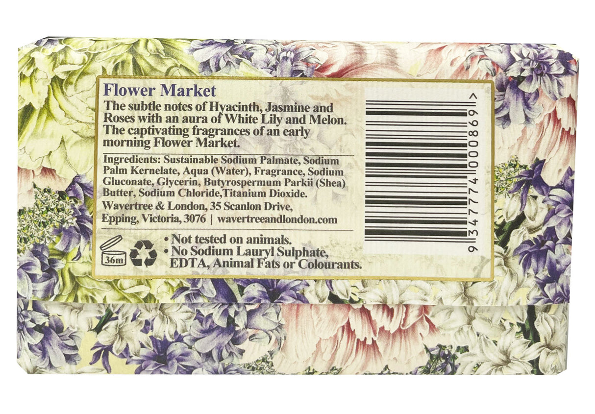 Wavertree & London Flower Market Soap Bar 200g