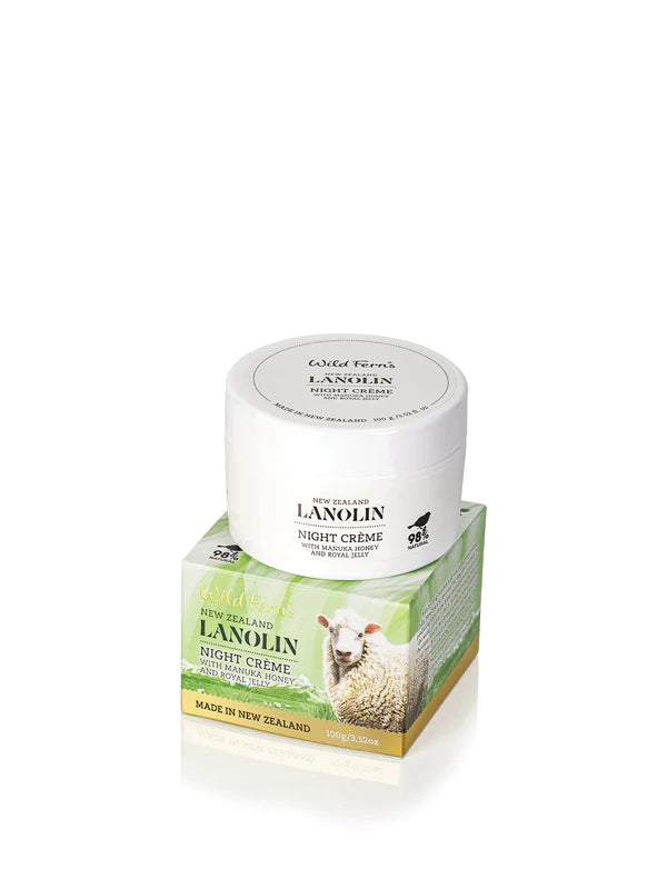 Wild Ferns Lanolin Night Creme - 100g (was dry/normal)