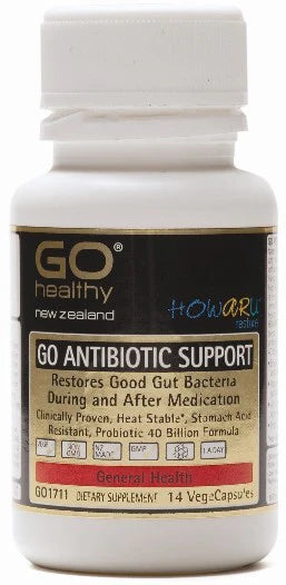 Go healthy Go Antibiotic Support Vegecaps 14