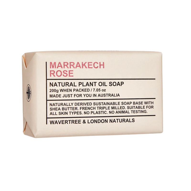 Wavertree & London Marrakech Rose Soap Bar 200g