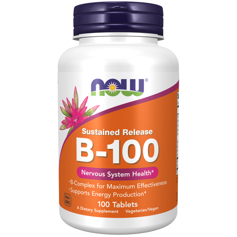 Now Vitamin B-100 Sustained Release Tablets 100