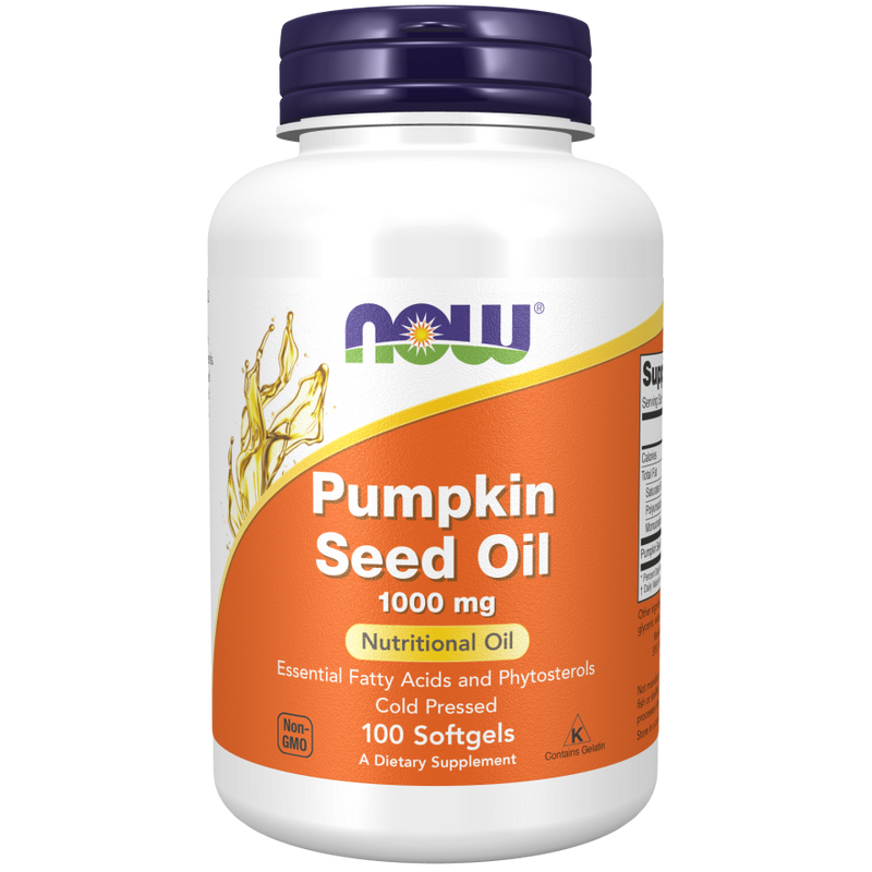 Now Pumpkin Seed Oil 1000mg Softgels 100