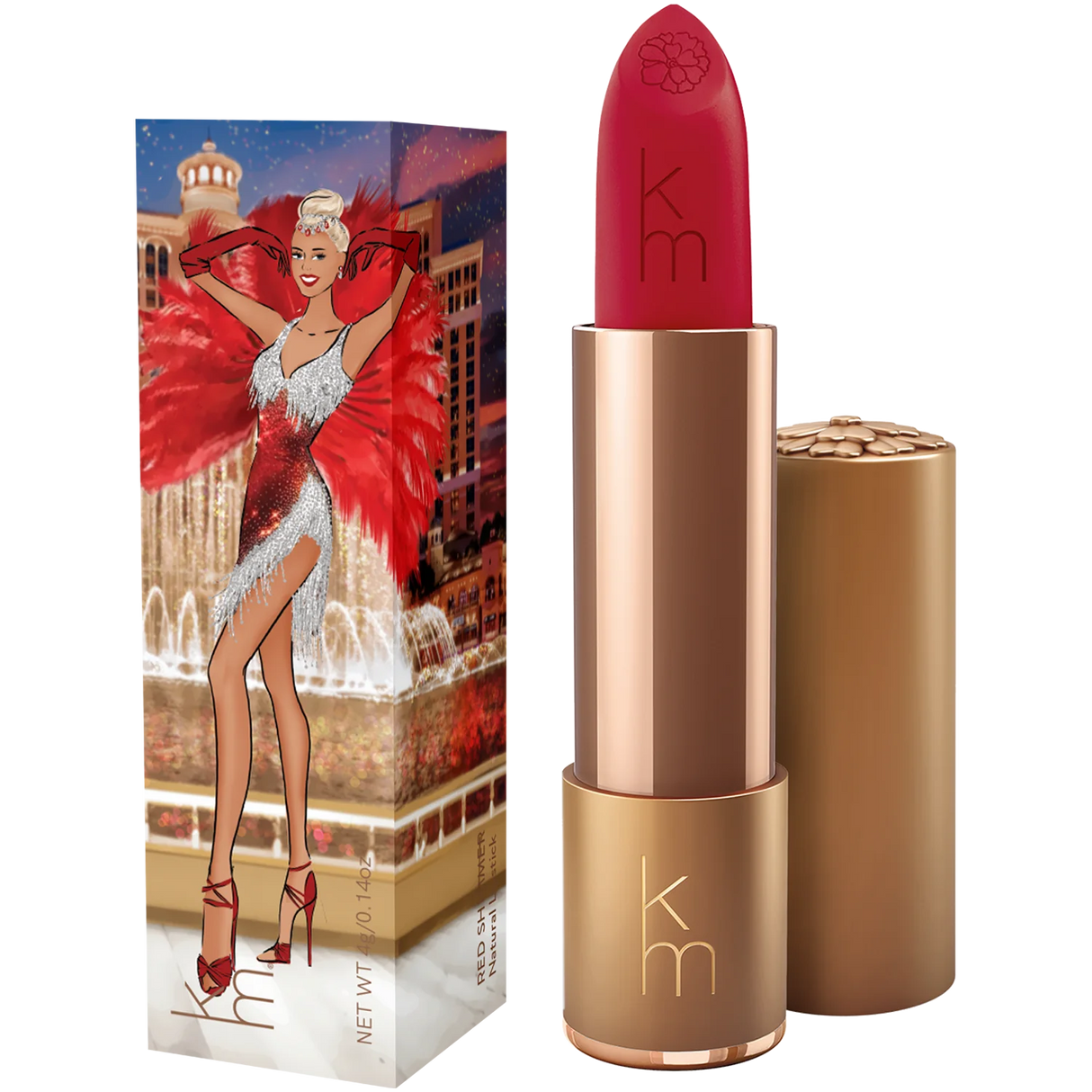 Karen Murrell Lipstick - Red Shimmer 04