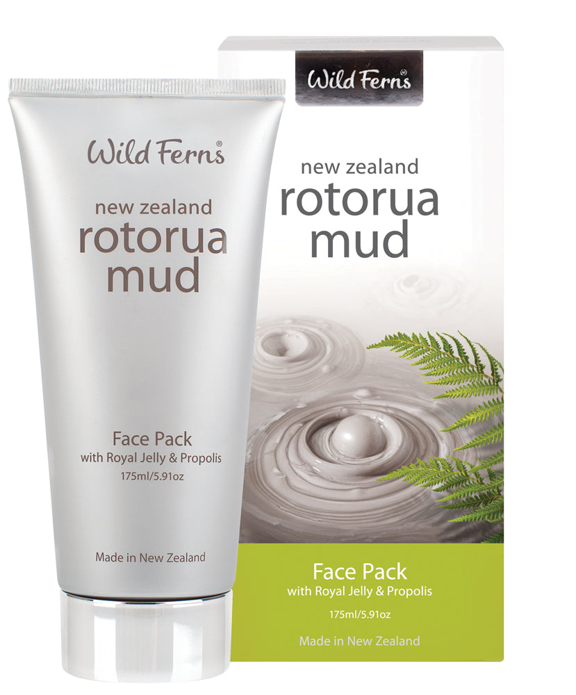 Wild Ferns Rotorua Mud Face Pack with Royal Jelly & Propolis 175ml