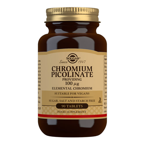 Solgar Chromium Picolinate Tablets 100mcg