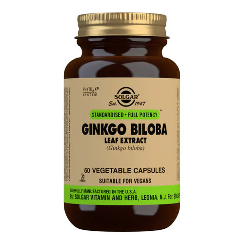 Solgar Ginkgo Biloba Leaf Extract Capsules 60