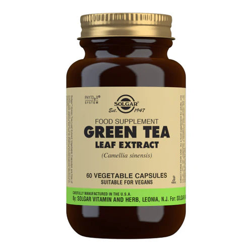 Solgar Green Tea Leaf Extract Vegetable Capsules 60