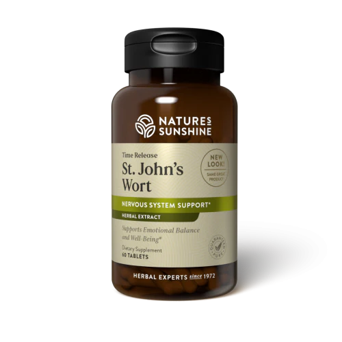 Natures Sunshine St Johns Wort T/R Tablets 60